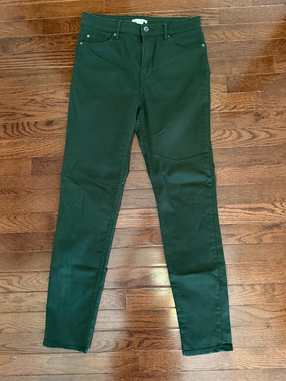 H&M Deep Forest Green Skinny Jeans